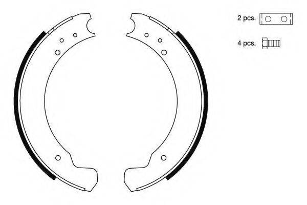 HELLA PAGID 8DB355000331 Комплект тормозных колодок