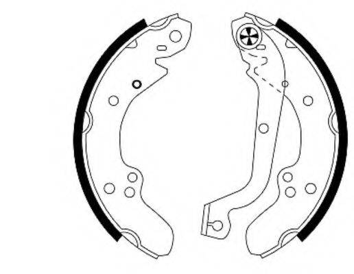 HELLA PAGID 8DB355000641 Комплект тормозных колодок