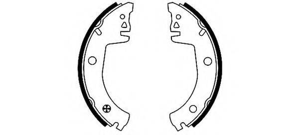 HELLA PAGID 8DB355000991 Комплект тормозных колодок