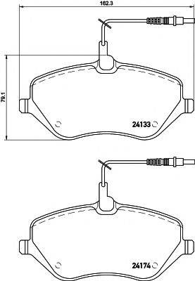 HELLA PAGID 8DB355011491 Комплект тормозных колодок, дисковый тормоз