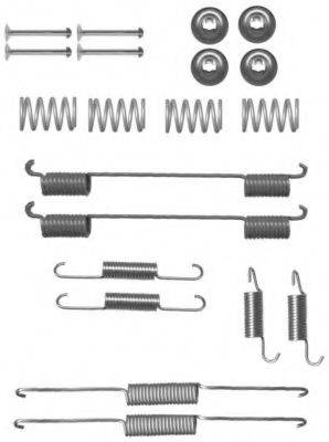 HELLA PAGID 8DZ355200821 Комплектующие, тормозная колодка