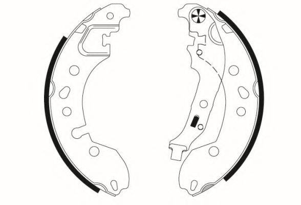 HELLA PAGID 8DB355022181 Комплект тормозных колодок