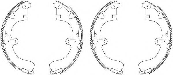 HELLA PAGID 8DB355003331 Комплект тормозных колодок