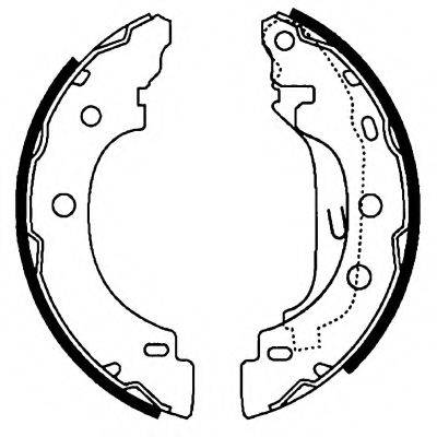 HELLA PAGID 8DB355002241 Комплект тормозных колодок