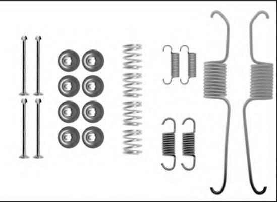 HELLA PAGID 8DZ355205801 Комплектующие, тормозная колодка