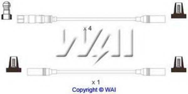 WAIGLOBAL ISL490 Комплект проводов зажигания