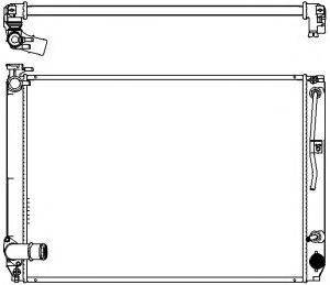 SAKURA AUTOMOTIVE 32718501 Радиатор, охлаждение двигателя