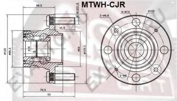 ASVA MTWHCJR Ступица колеса