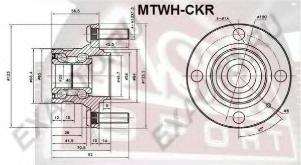 ASVA MTWHCKR Ступица колеса