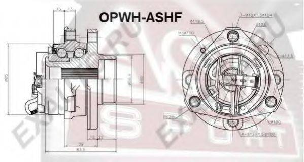 ASVA OPWHASHF Ступица колеса