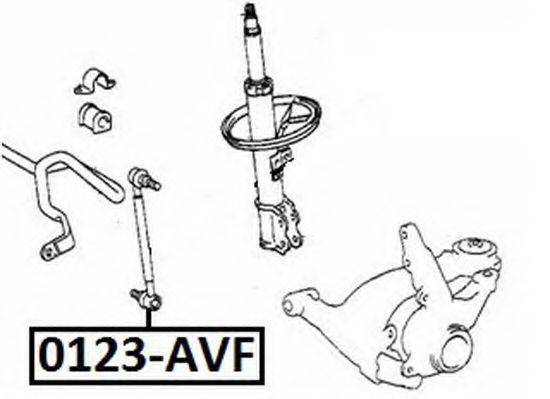 ASVA 0123AVF Тяга / стойка, стабилизатор