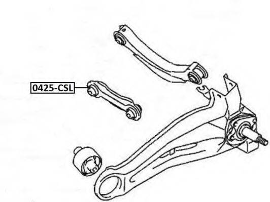 ASVA 0425CSL Рычаг независимой подвески колеса, подвеска колеса