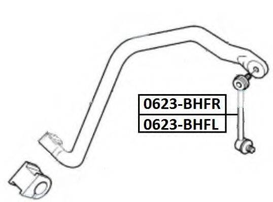 ASVA 0623BHFR Тяга / стойка, стабилизатор