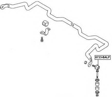 ASVA 0723BALF Тяга / стойка, стабилизатор