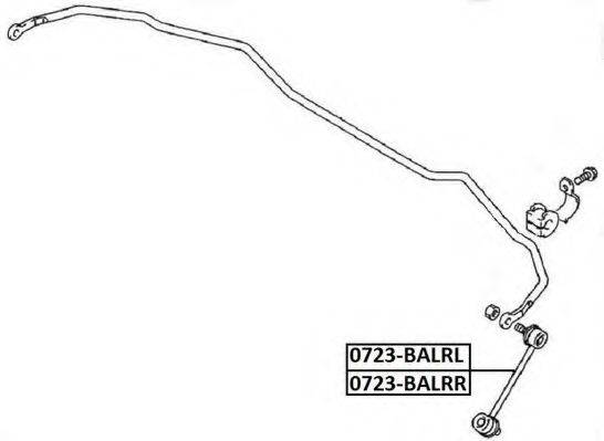 ASVA 0723BALRR Тяга / стойка, стабилизатор