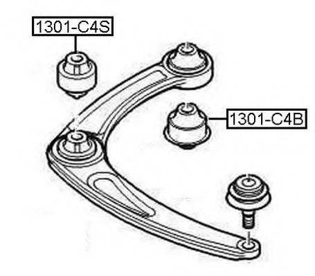 ASVA 1301C4B Подвеска, рычаг независимой подвески колеса