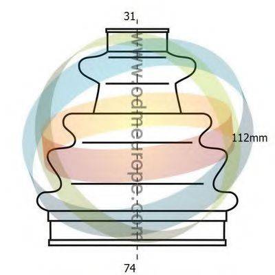 ODM-MULTIPARTS 21990269 Комплект пылника, приводной вал