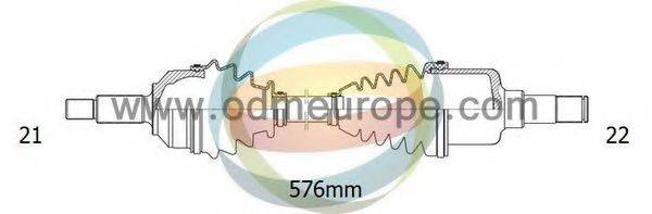 ODM-MULTIPARTS 18161480 Приводной вал