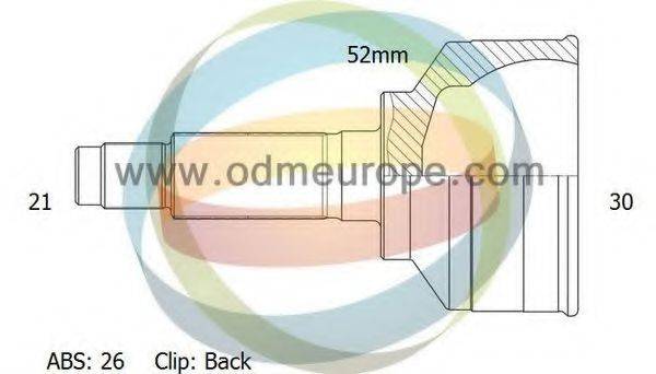 ODM-MULTIPARTS 12291462 Шарнирный комплект, приводной вал