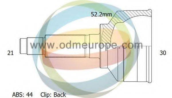 ODM-MULTIPARTS 12291983 Шарнирный комплект, приводной вал