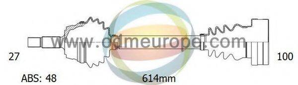 ODM-MULTIPARTS 18343021 Приводной вал