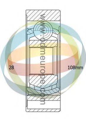 ODM-MULTIPARTS 14146060 Шарнирный комплект, приводной вал