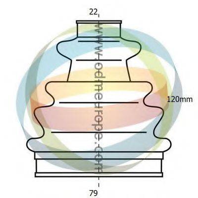 ODM-MULTIPARTS 21993087 Комплект пылника, приводной вал