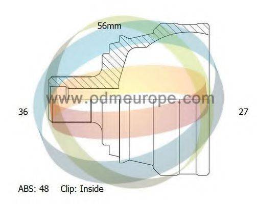 ODM-MULTIPARTS 12151671 Шарнирный комплект, приводной вал