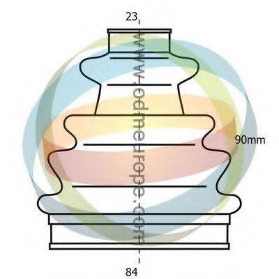 ODM-MULTIPARTS 21990148 Комплект пылника, приводной вал