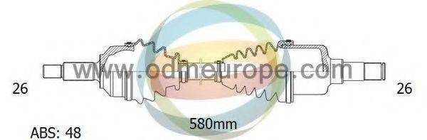 ODM-MULTIPARTS 18151041 Приводной вал