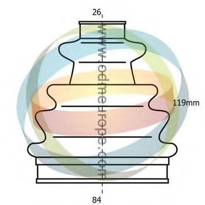 ODM-MULTIPARTS 21990142 Комплект пылника, приводной вал