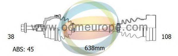 ODM-MULTIPARTS 18212821 Приводной вал