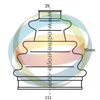 ODM-MULTIPARTS 21990289 Комплект пылника, приводной вал