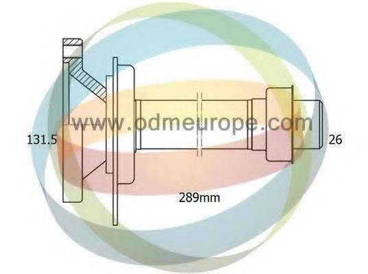 ODM-MULTIPARTS 16210080 Полуосевой вал, дифференциал