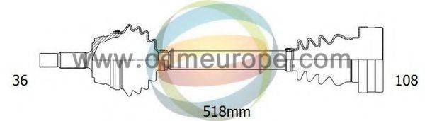 ODM-MULTIPARTS 18211340 Приводной вал