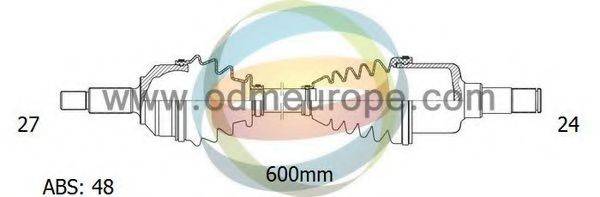 ODM-MULTIPARTS 18341011 Приводной вал