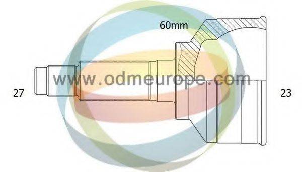 ODM-MULTIPARTS 12080654 Шарнирный комплект, приводной вал