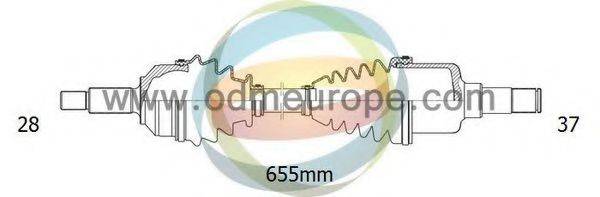 ODM-MULTIPARTS 18161540 Приводной вал