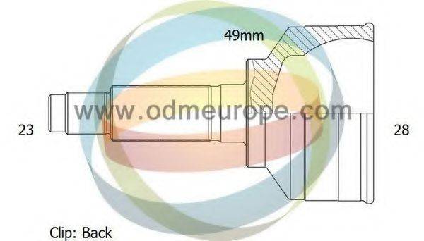 ODM-MULTIPARTS 12291902 Шарнирный комплект, приводной вал