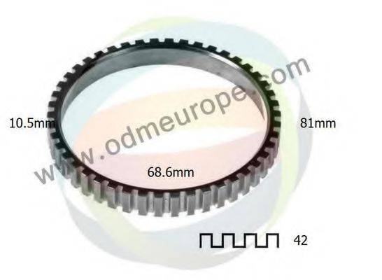 ODM-MULTIPARTS 26140005 Зубчатый диск импульсного датчика, противобл. устр.