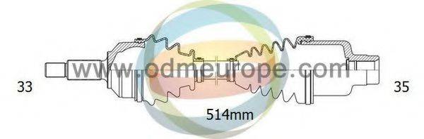 ODM-MULTIPARTS 18001130 Приводной вал