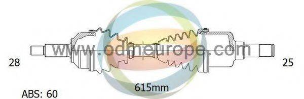 ODM-MULTIPARTS 18273021 Приводной вал