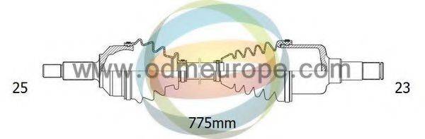 ODM-MULTIPARTS 18163100 Приводной вал