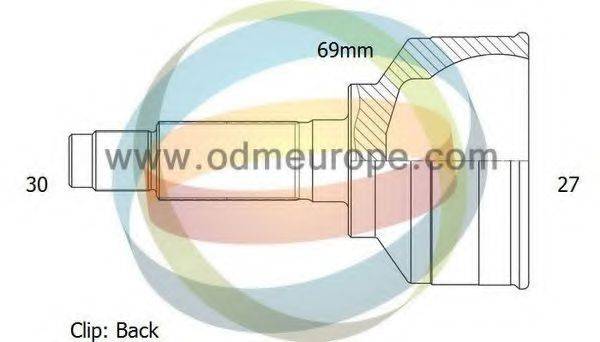 ODM-MULTIPARTS 12090218 Шарнирный комплект, приводной вал