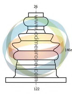 ODM-MULTIPARTS 21990259 Комплект пылника, приводной вал