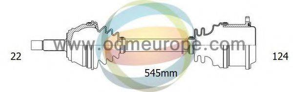 ODM-MULTIPARTS 18211010 Приводной вал