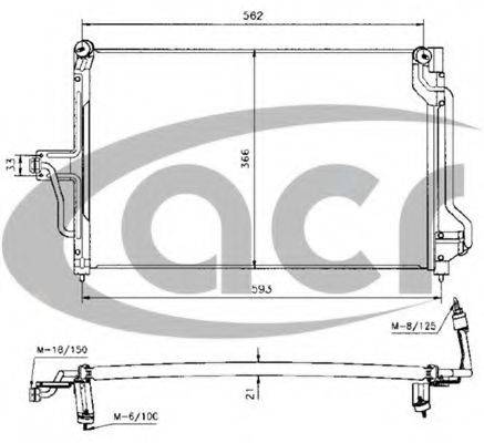 ACR 300011 Конденсатор, кондиционер