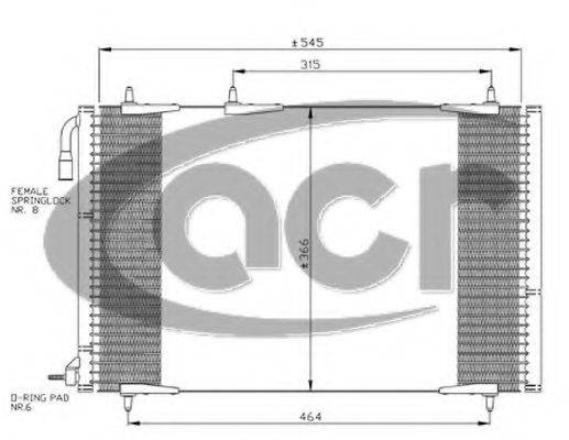 ACR 300097 Конденсатор, кондиционер