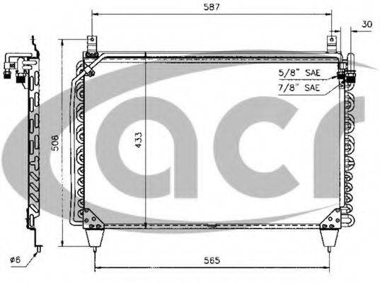 ACR 300104 Конденсатор, кондиционер