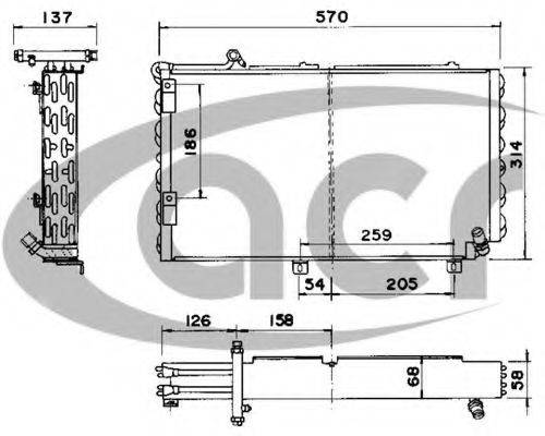 ACR 300160 Конденсатор, кондиционер